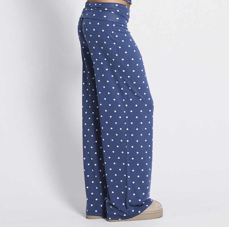 Foldable wide pants "Eleni Printed"